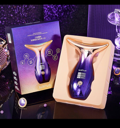 Three-color Dimming Massage Lifting And Tightening Import Domestic Beauty Apparatus