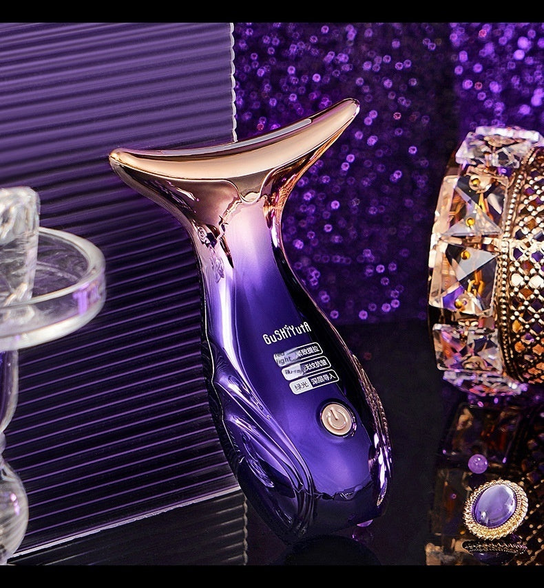 Three-color Dimming Massage Lifting And Tightening Import Domestic Beauty Apparatus